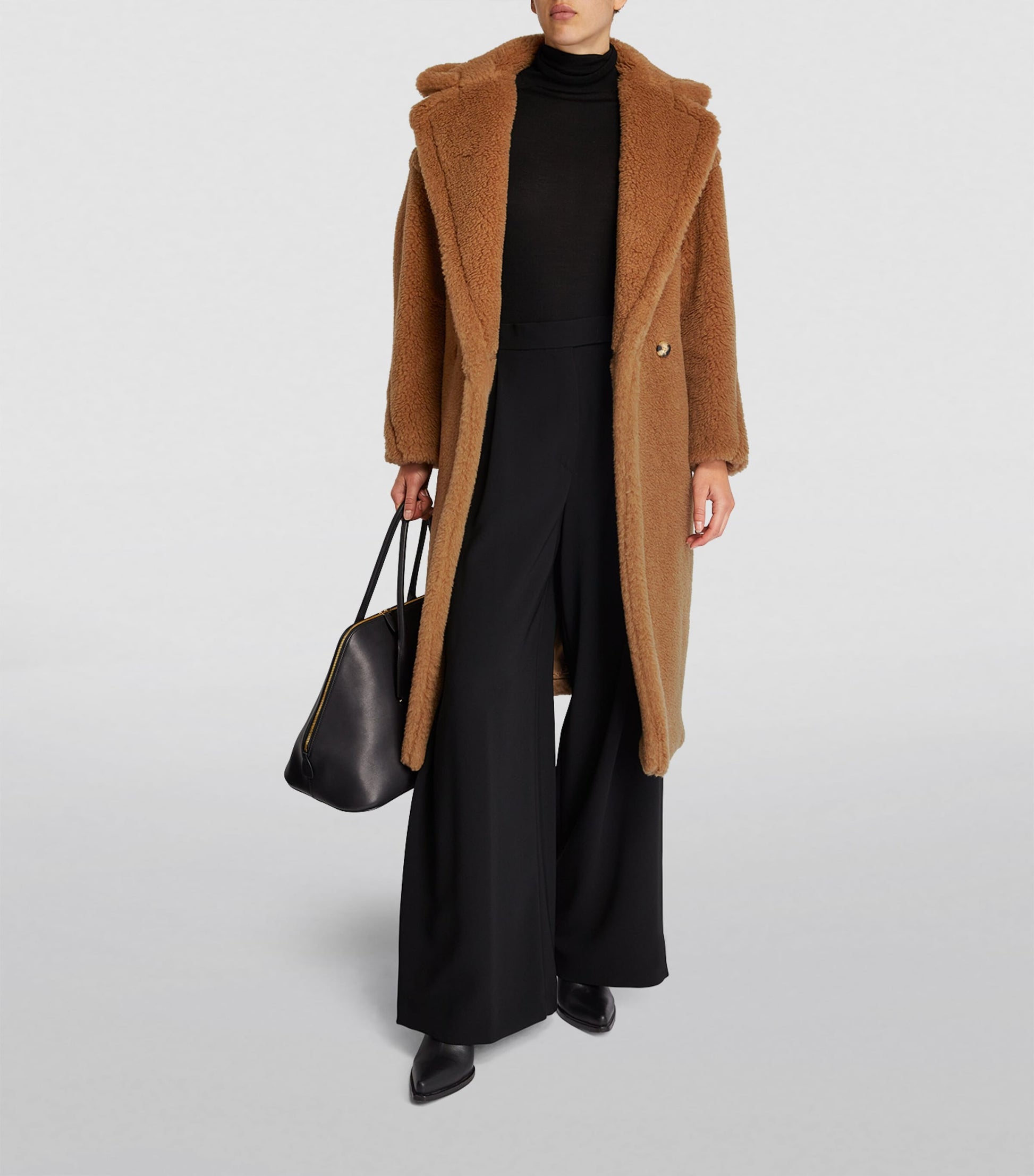 Beige Teddy Bear Icon Coat