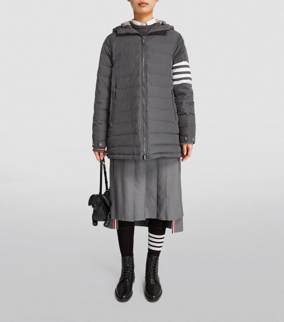 Grey Down-Filled Puffer Jacket