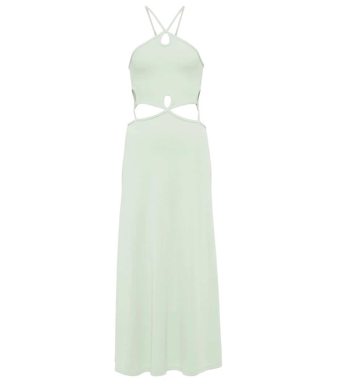 Christopher Esber - Cutout ribbed-knit maxi dress