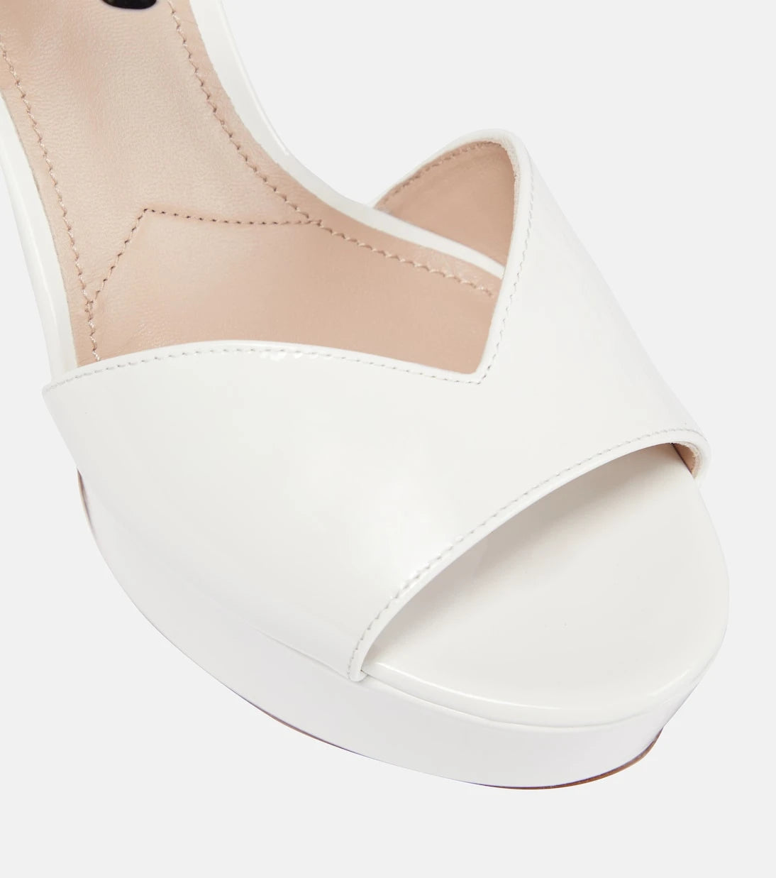 Miu Miu - Patent leather platform sandals