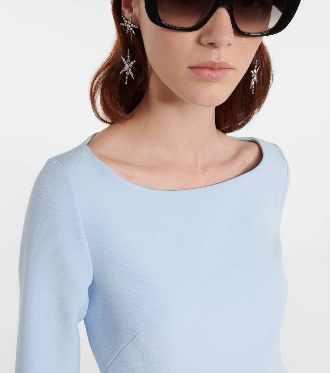 Safiyaa - Peplum crêpe top