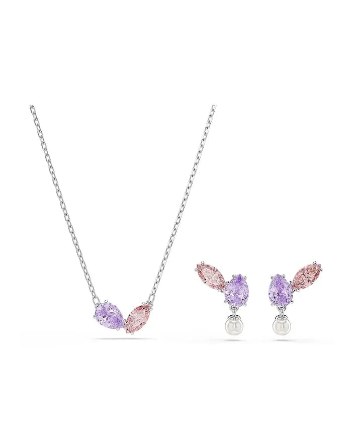Swarovski дамски комплект бижута от метал с кристал Swarovski Ariana Grande x Swarovski