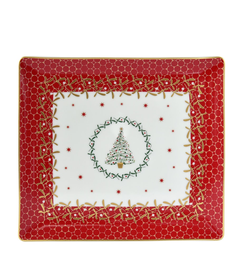 Bernardaud Noël Rectangular Tray (22cm x 19.5cm)