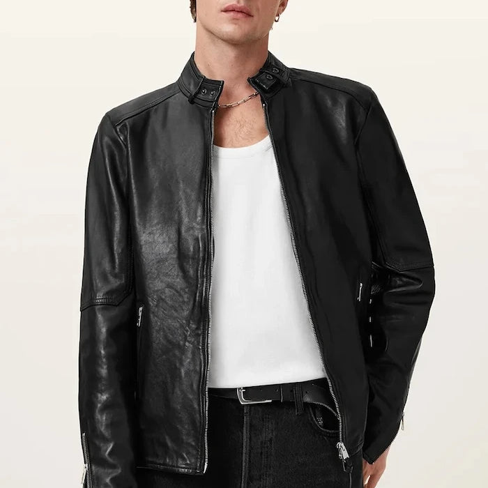 Кожено яке AllSaints CORA