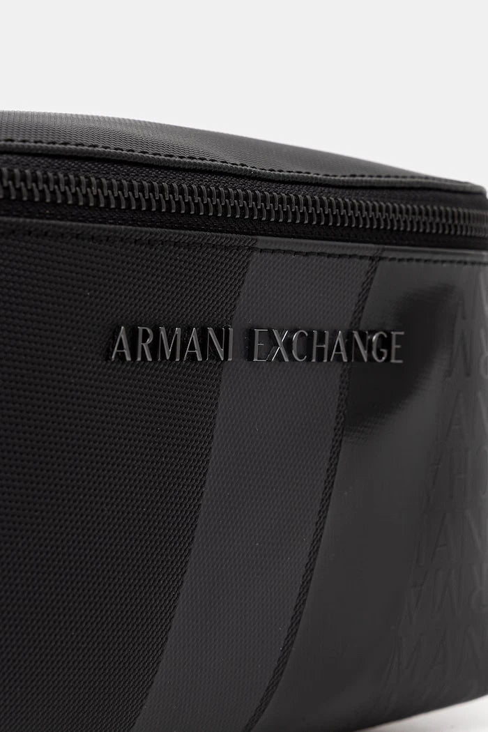 Armani Exchange erkek suni deri bel çantası