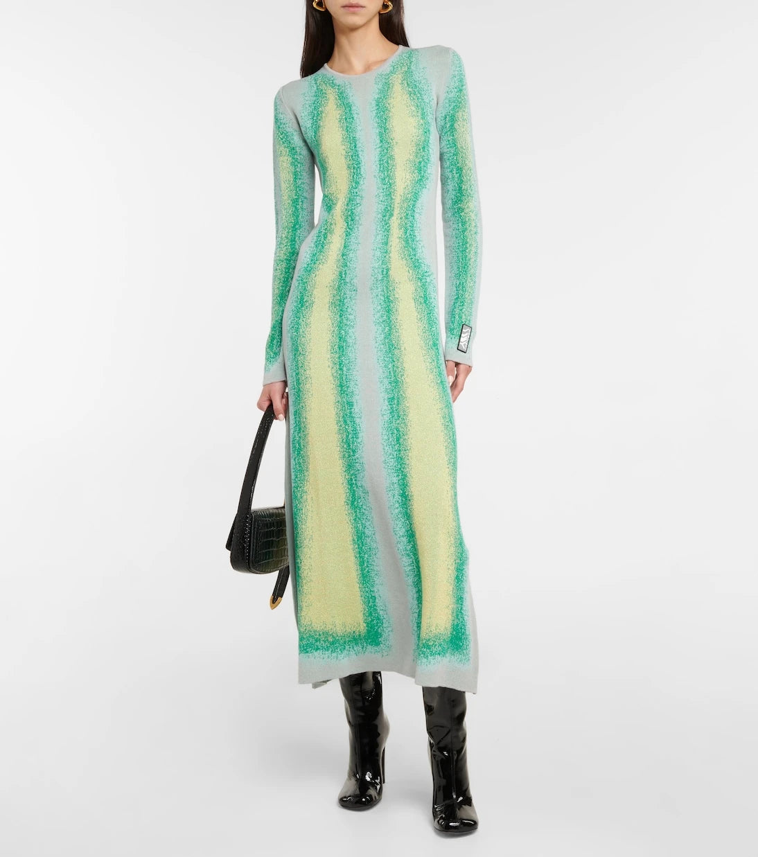 Y/Project - Gradient knit maxi dress