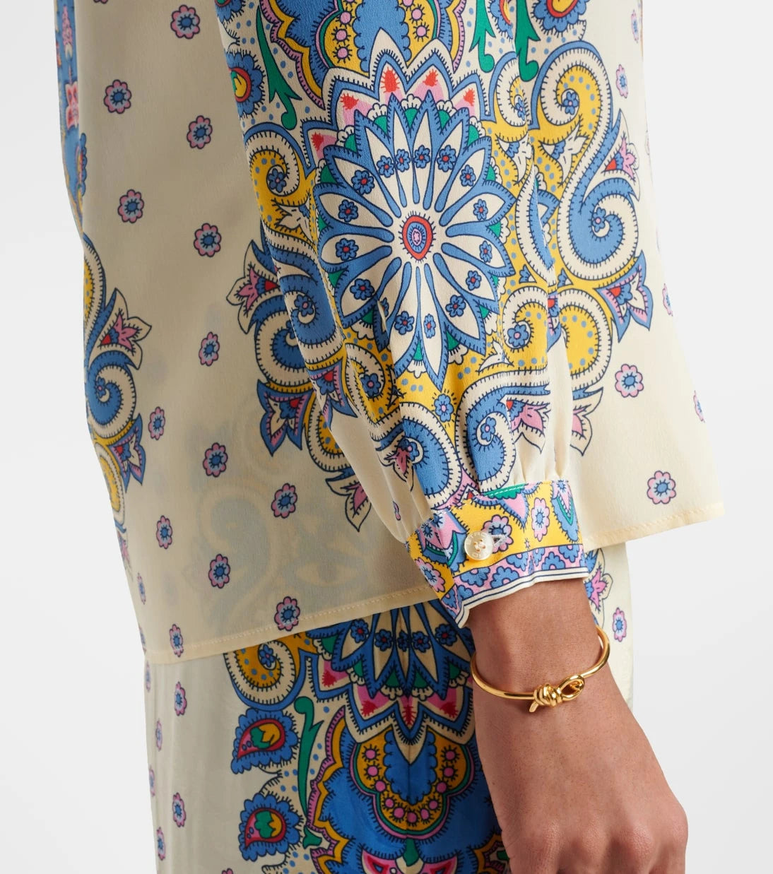 Etro - Printed silk shirt