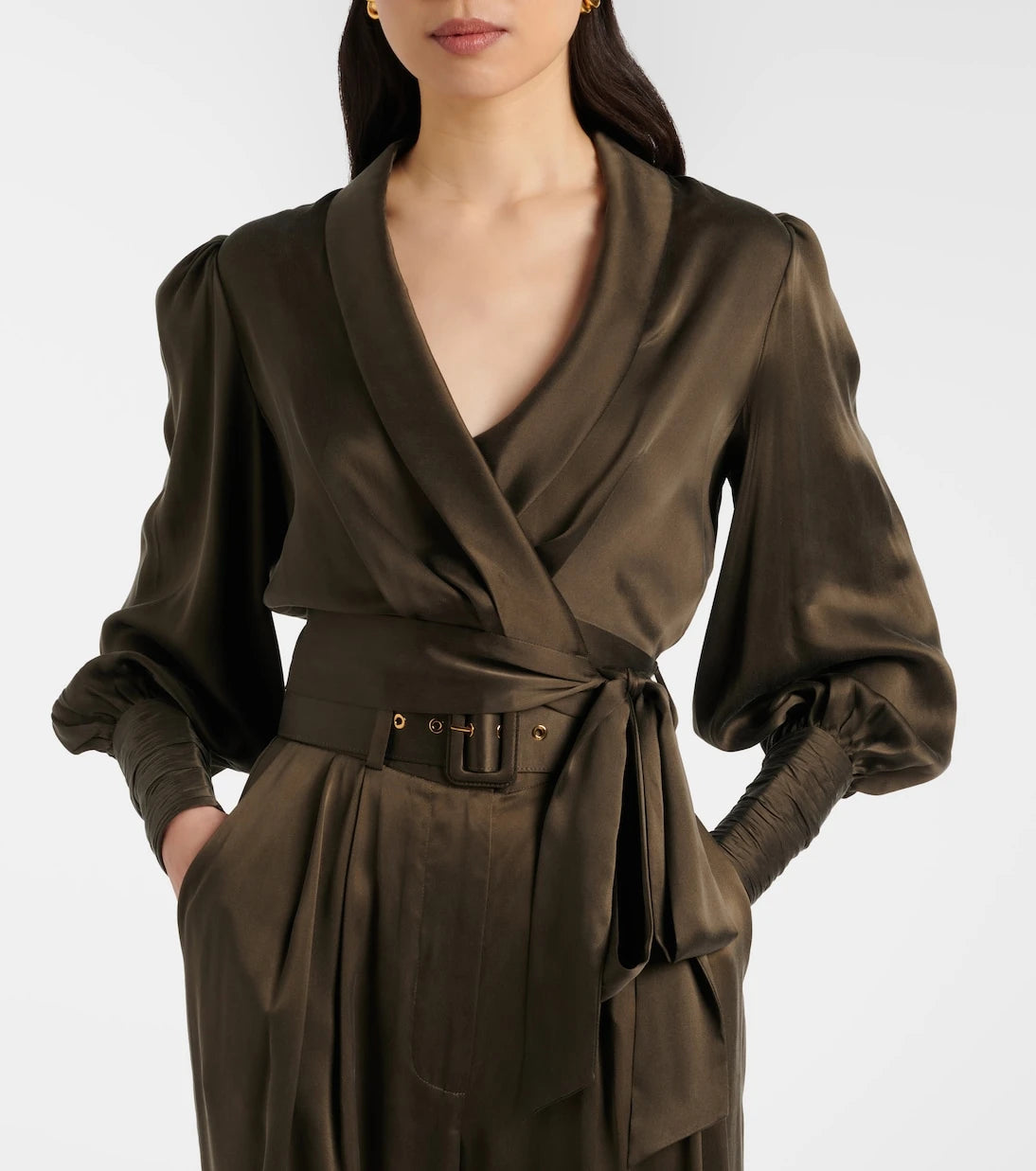 Zimmermann - Silk wrap top