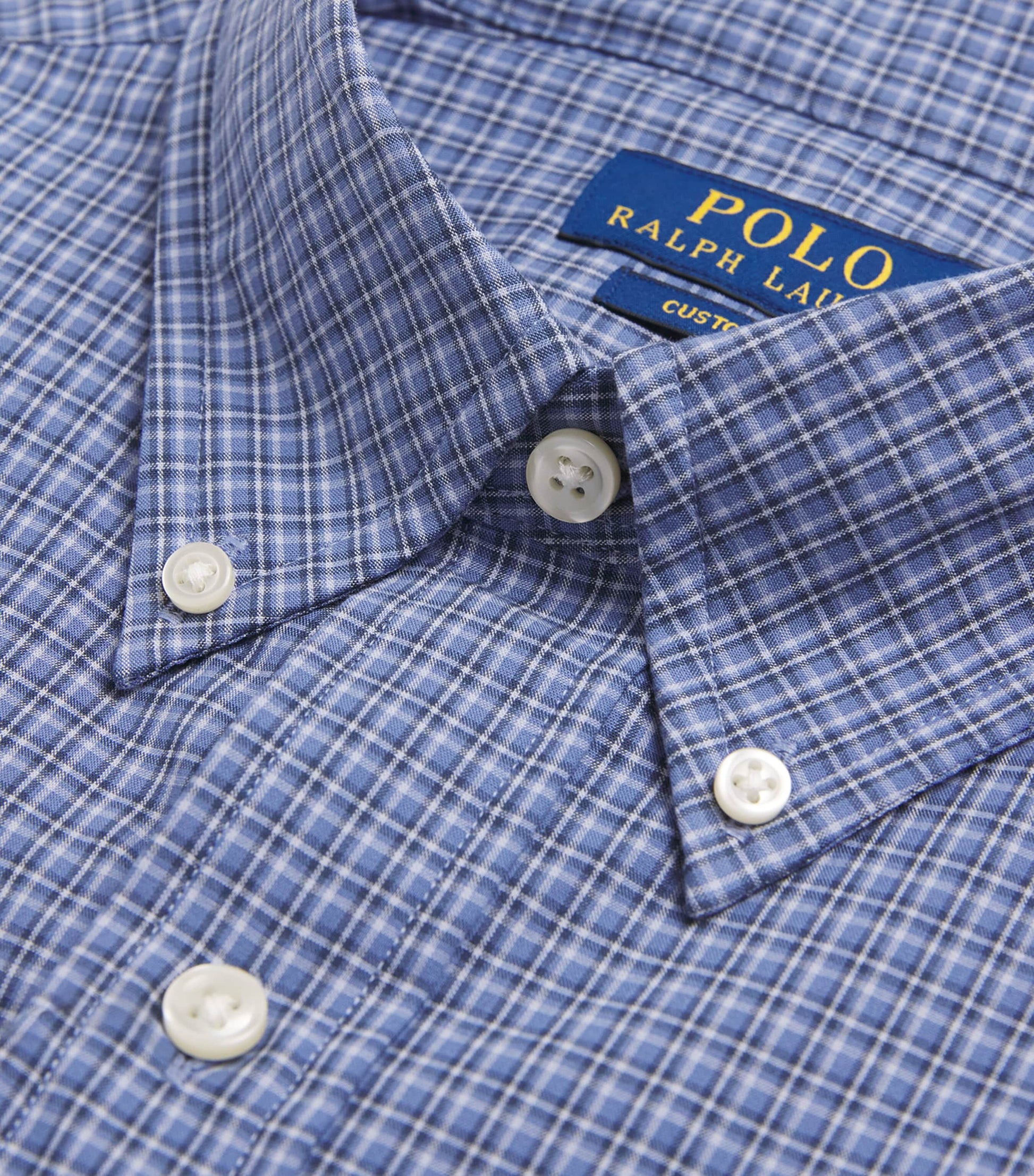 Cotton Poplin Check Shirt