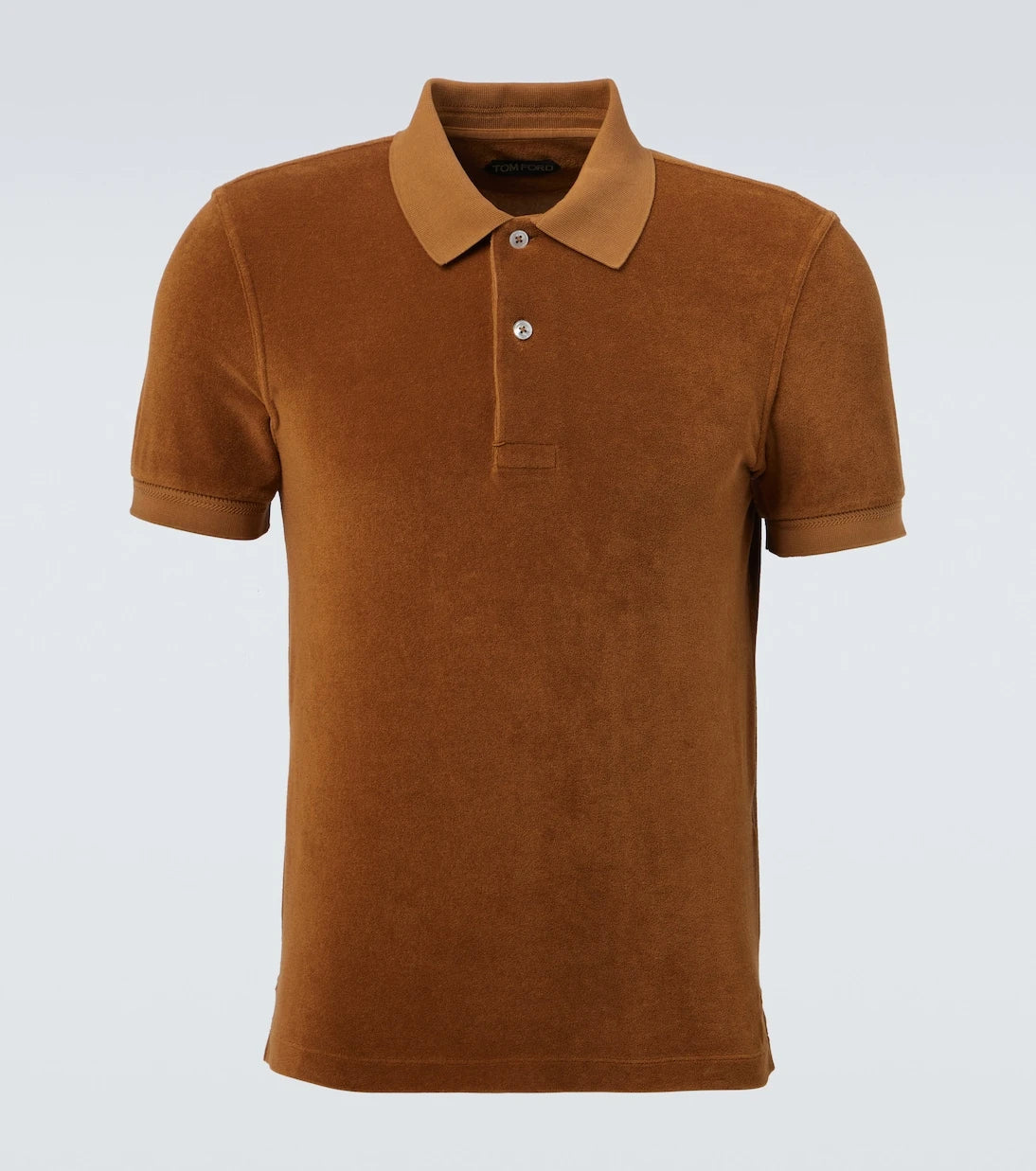 Tom Ford - Cotton-blend terry polo shirt