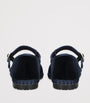 Flabelus Blue Velvet Molly Mary Janes