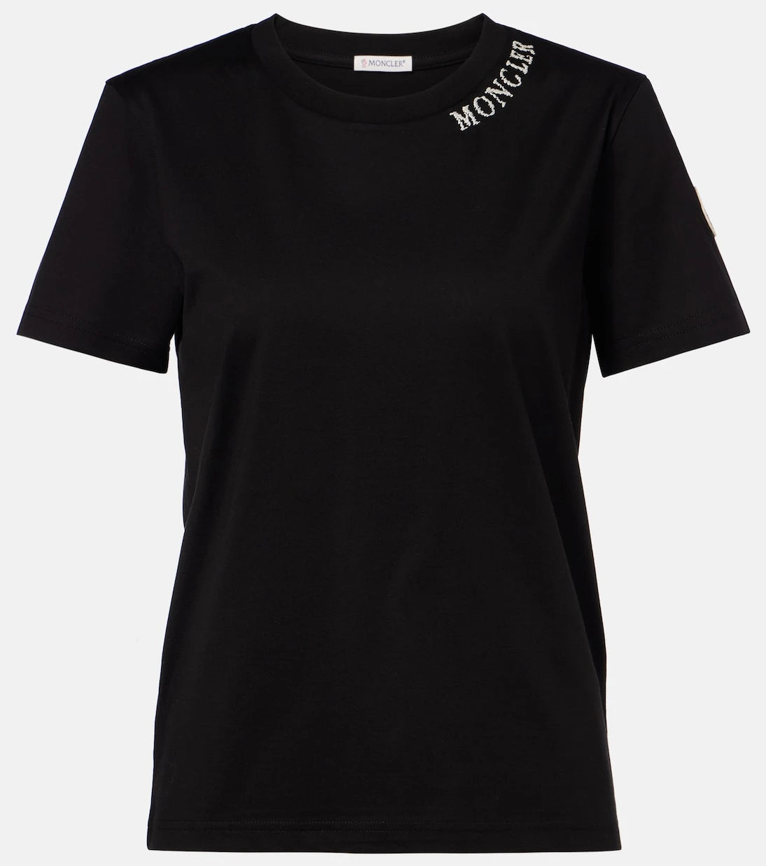 Moncler - Logo cotton jersey T-shirt