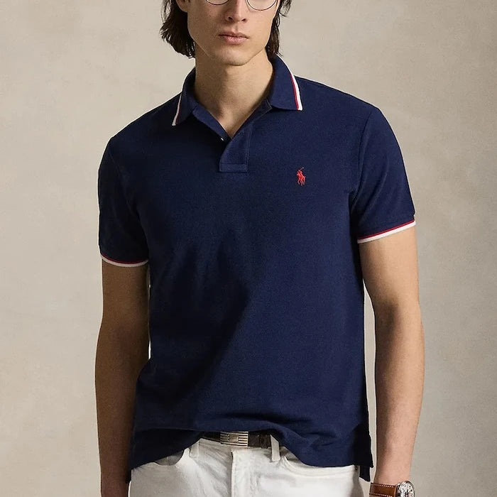 Тениска с яка Polo Ralph Lauren