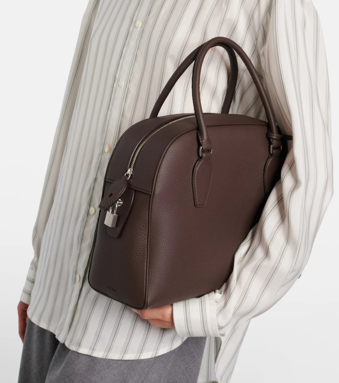 The Row - India 12 leather tote bag