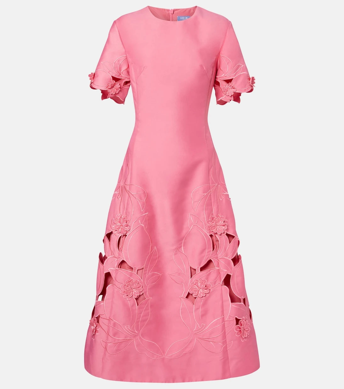 Leo Lin - Caroline laser-cut midi dress