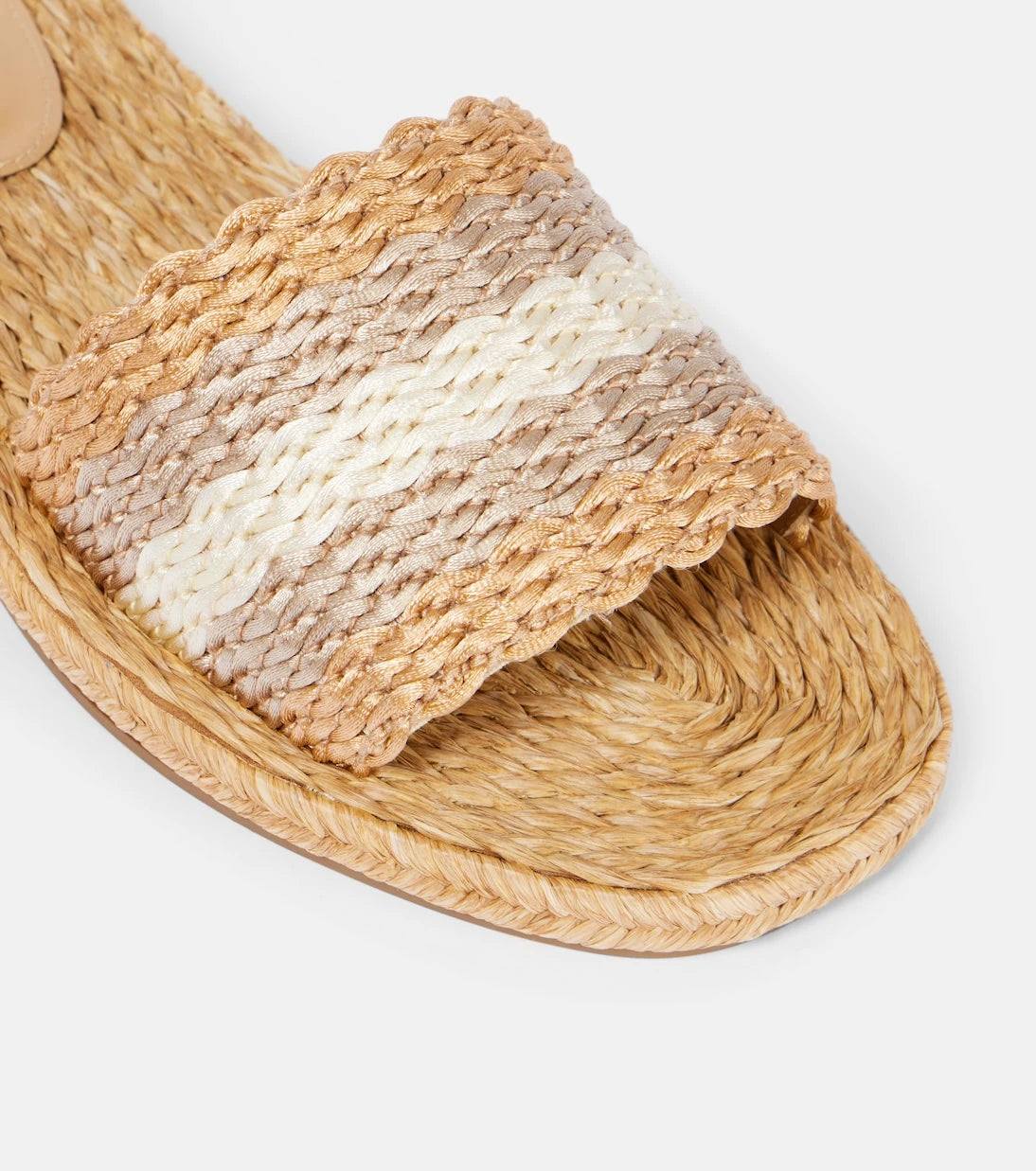 Aquazzura - Playa raffia slides