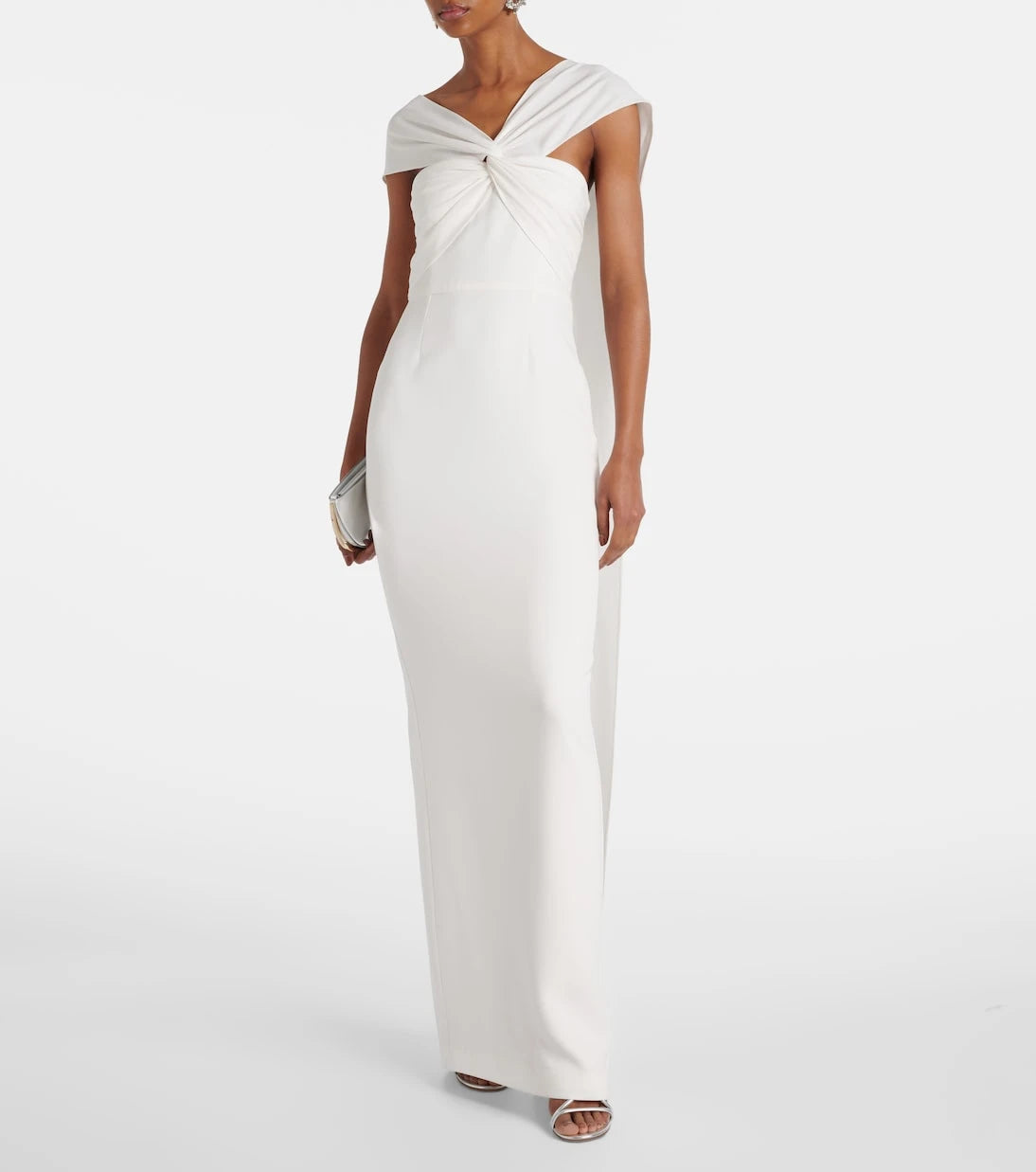 Roland Mouret - Bridal asymmetric cady gown