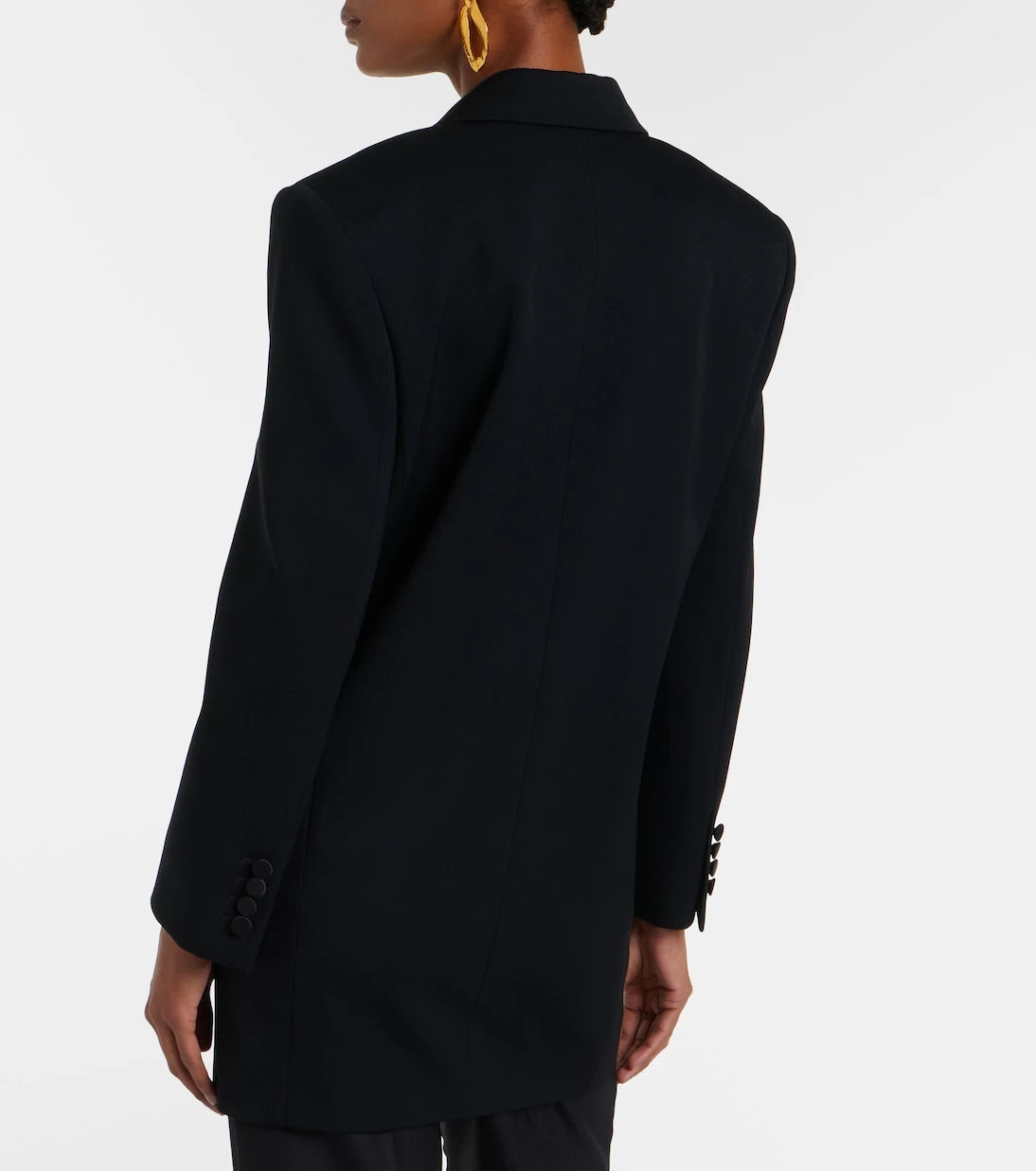 Saint Laurent - Double-breasted oversized wool blazer