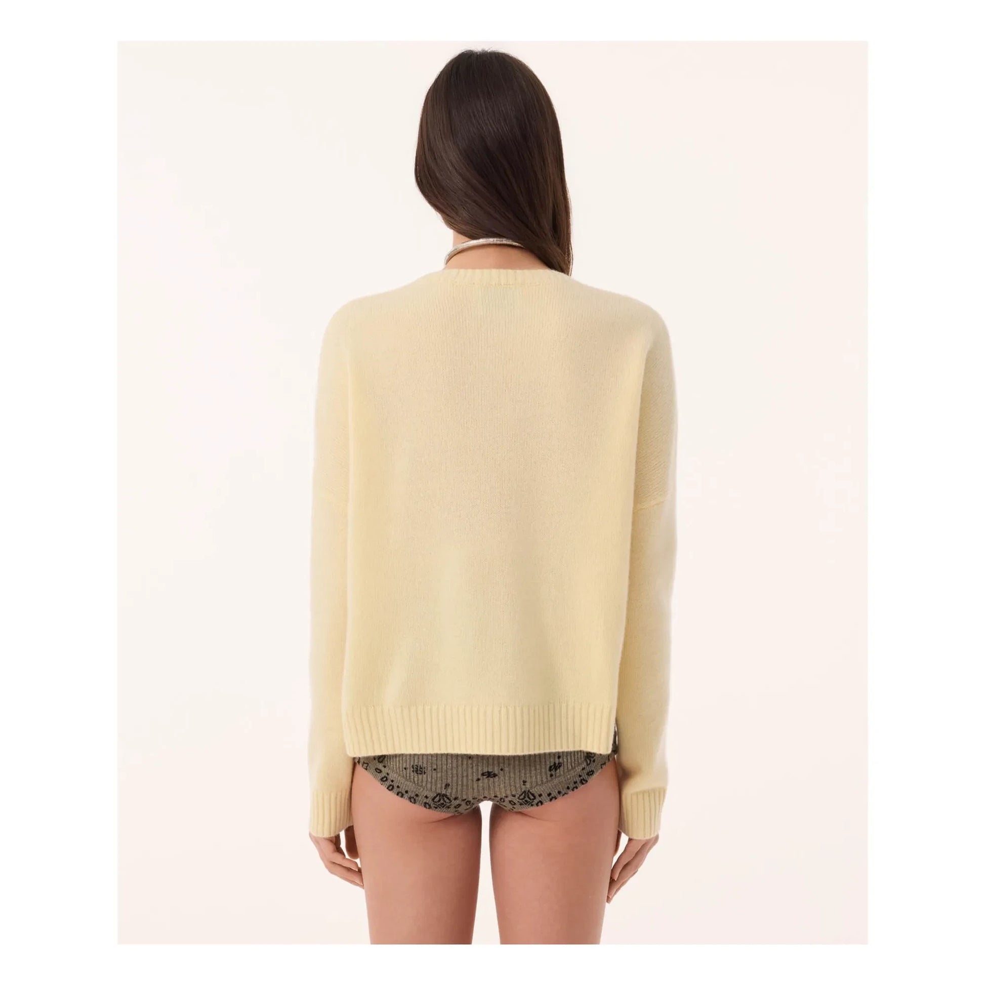 Kujten - Amelie Cashmere Sweater | Anise green
