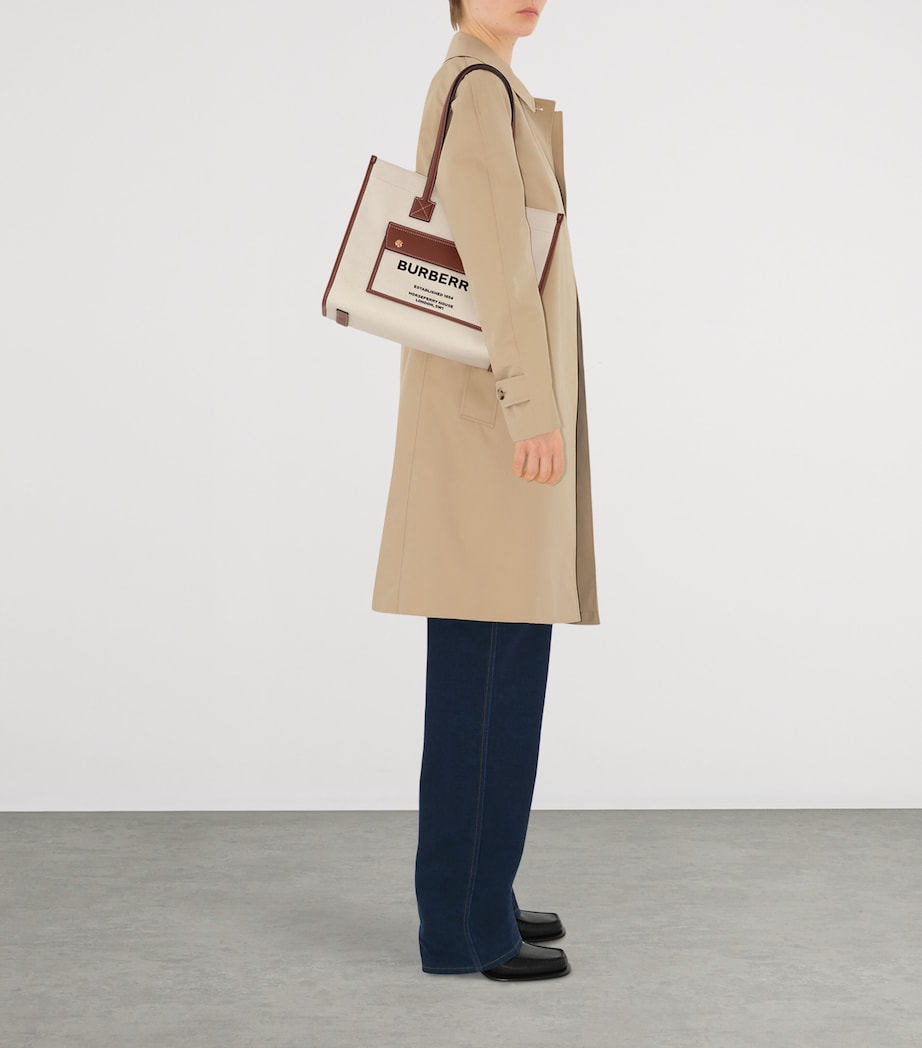 Burberry Beige Small Freya Tote Bag