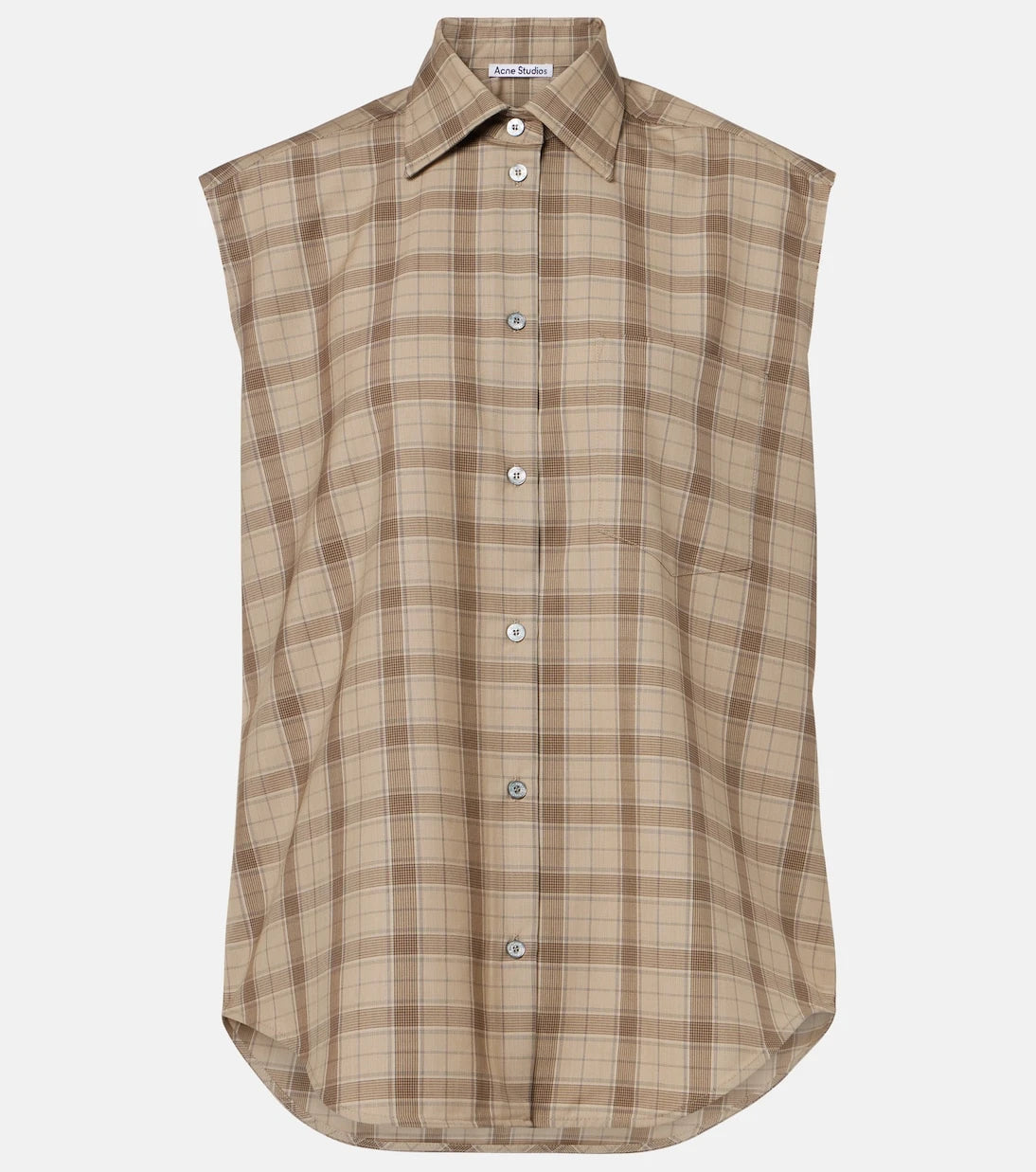 Acne Studios - Checked wool shirt