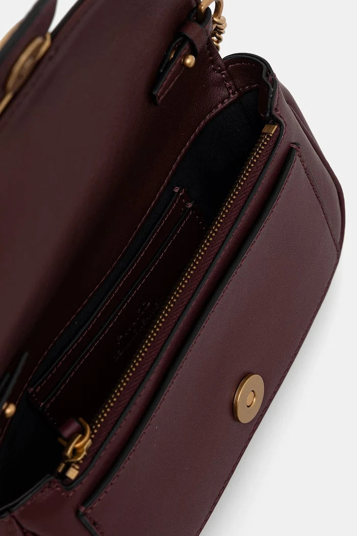 Pinko kadın deri crossbody çanta