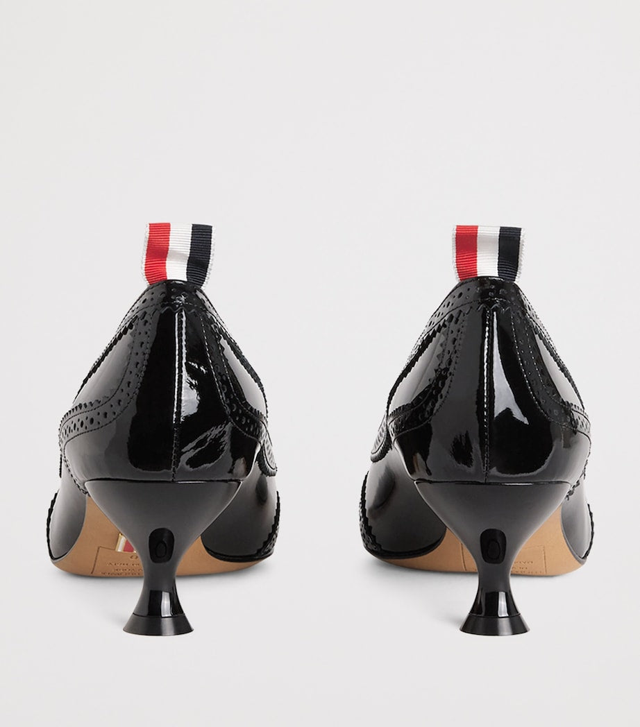 Patent Leather Wingtip Pumps 50