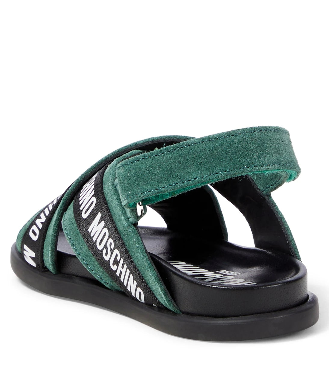 Moschino Kids - Logo leather sandals