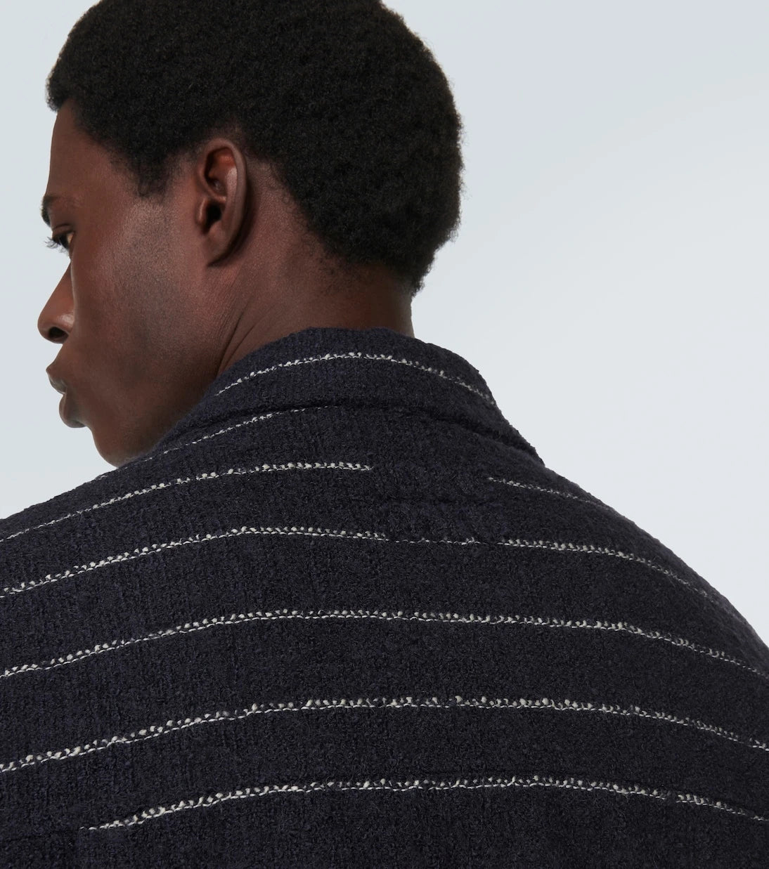 Miu Miu - Striped wool-blend bouclé jacket