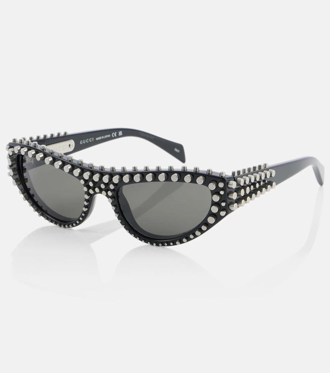 Gucci - Studded cat-eye sunglasses