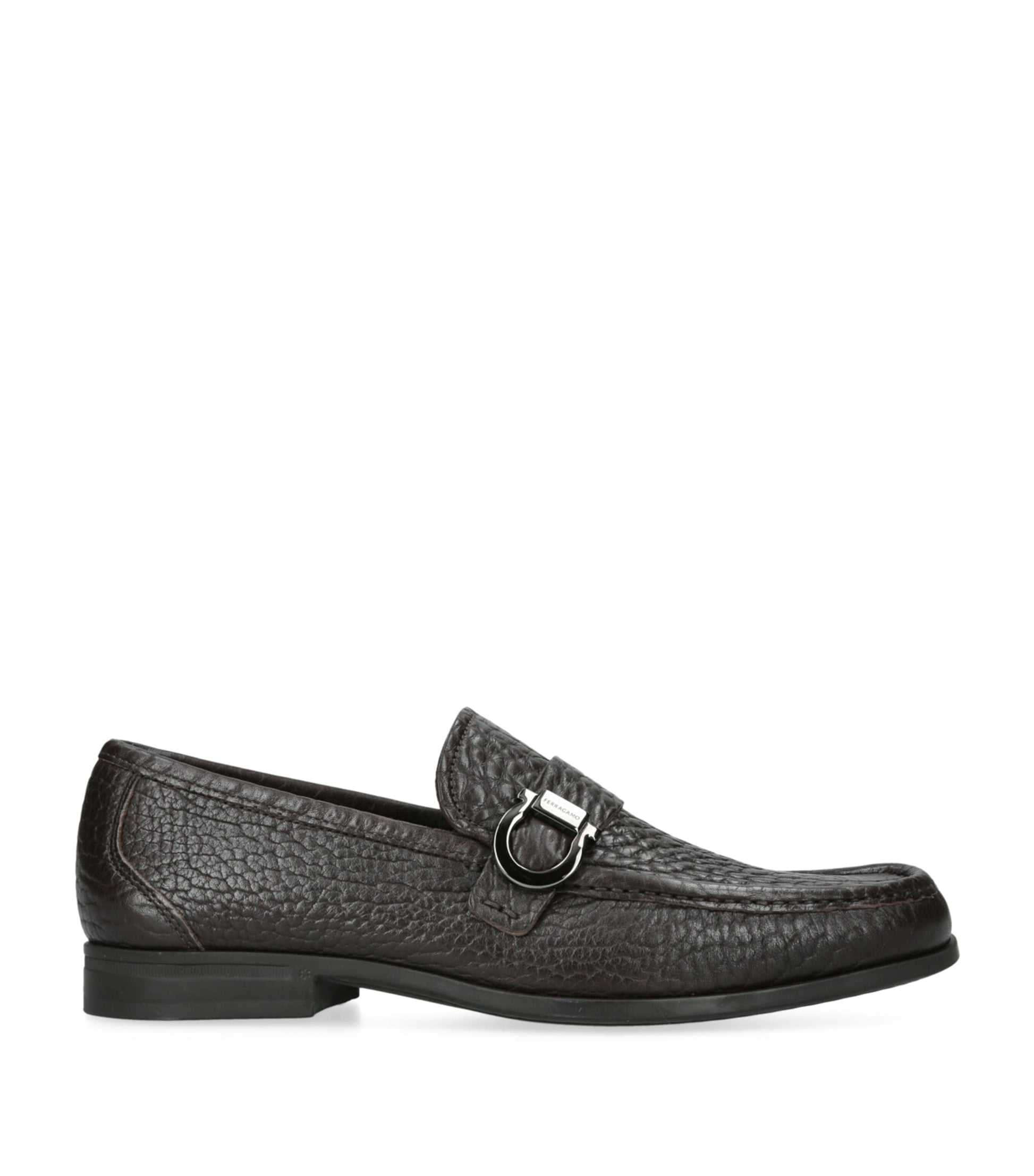 Salvatore Ferragamo Leather Caspian Loafers