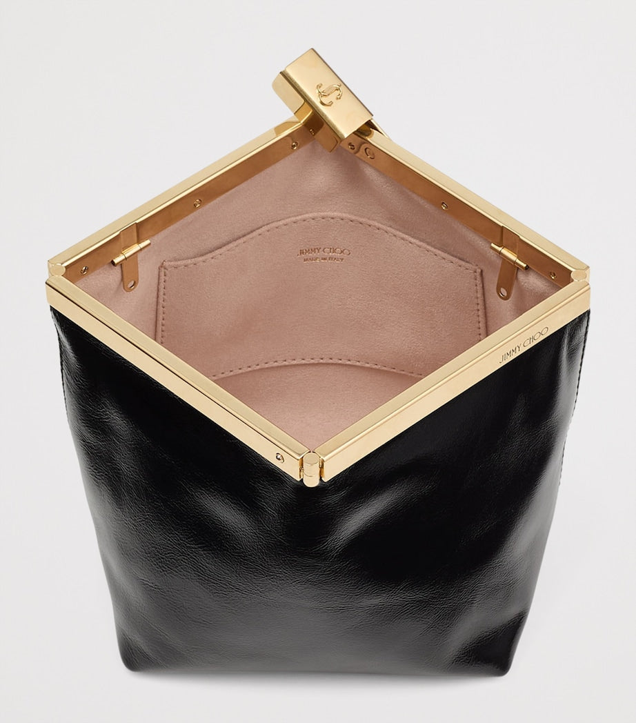Jimmy Choo Multi Leather Ganache Clutch Bag