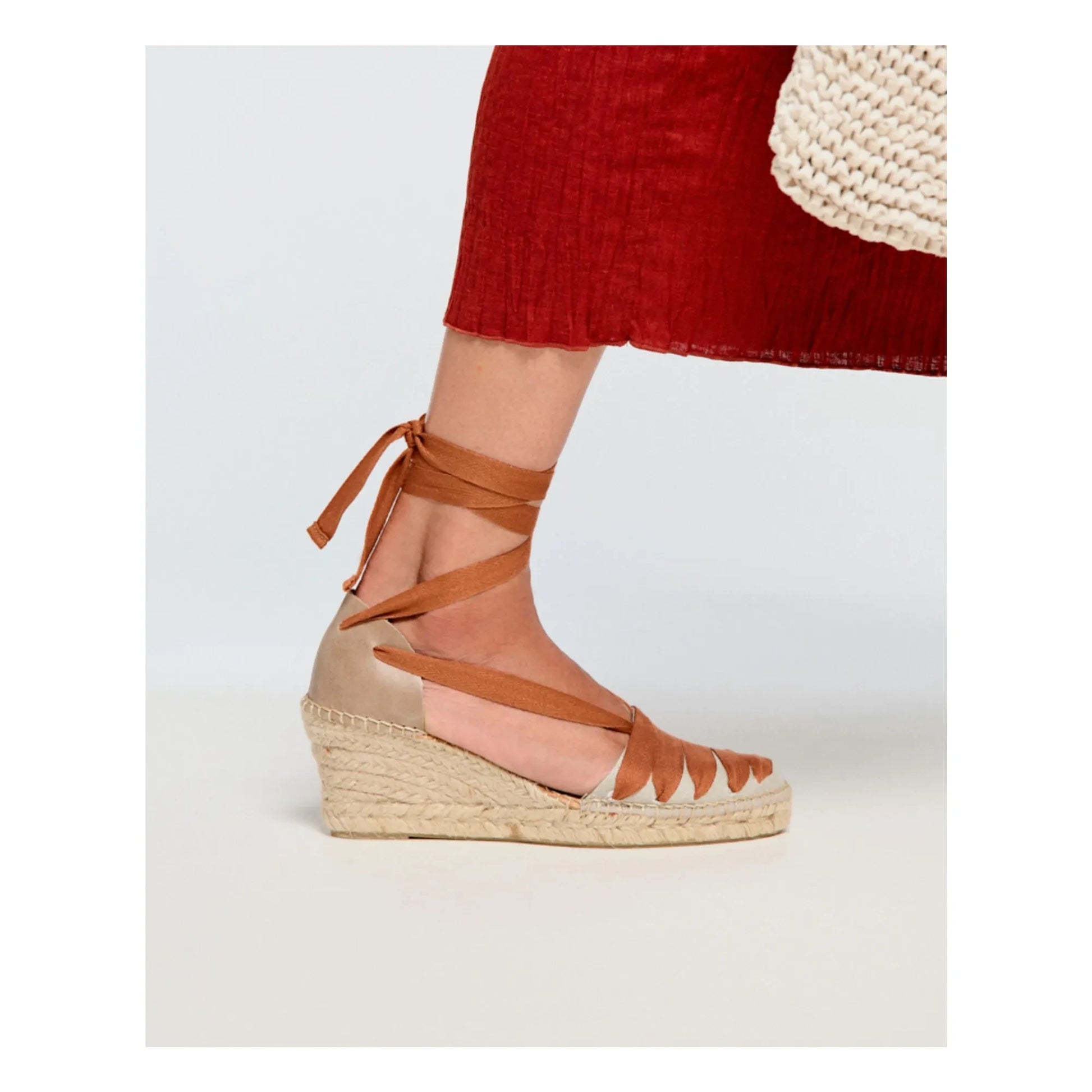 Naguisa - Moraira Espadrilles | Brick red