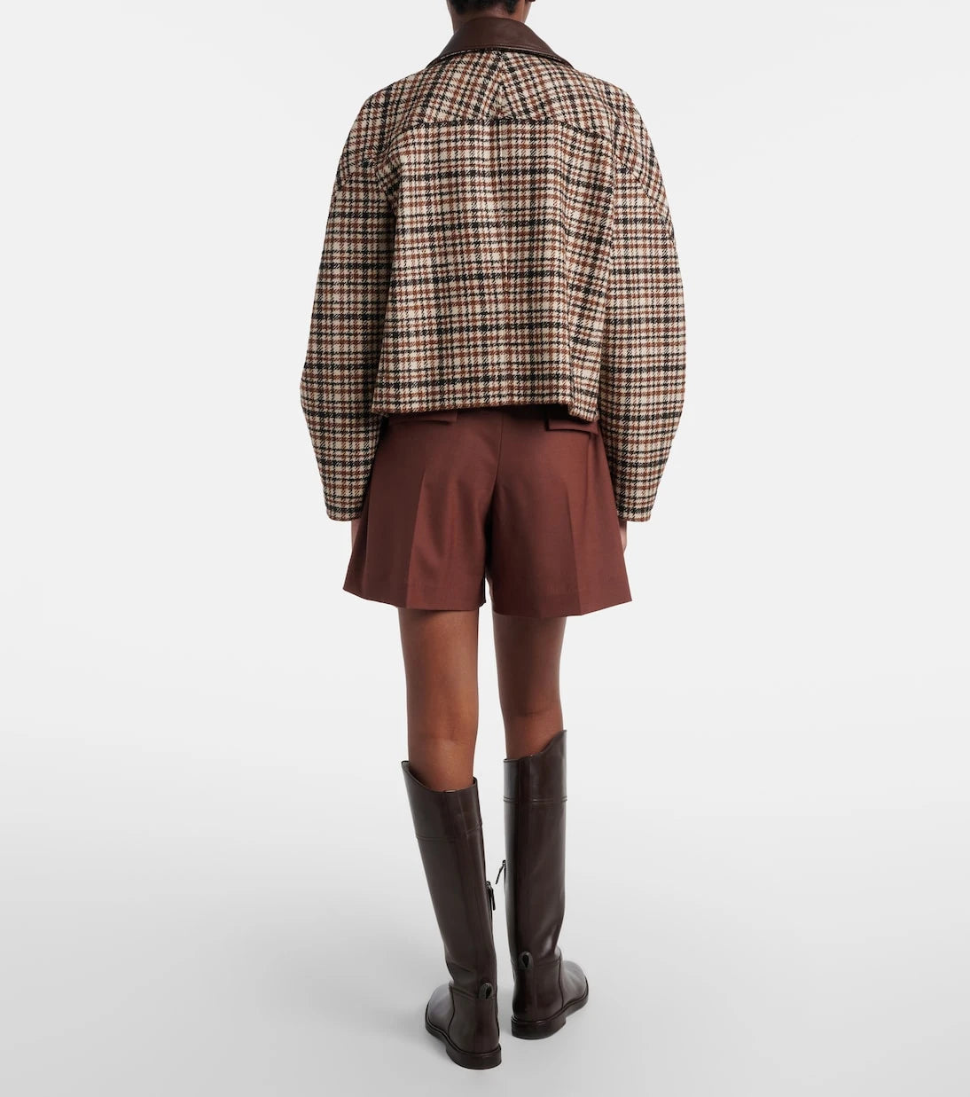 Brunello Cucinelli - Monili pleated wool-blend shorts