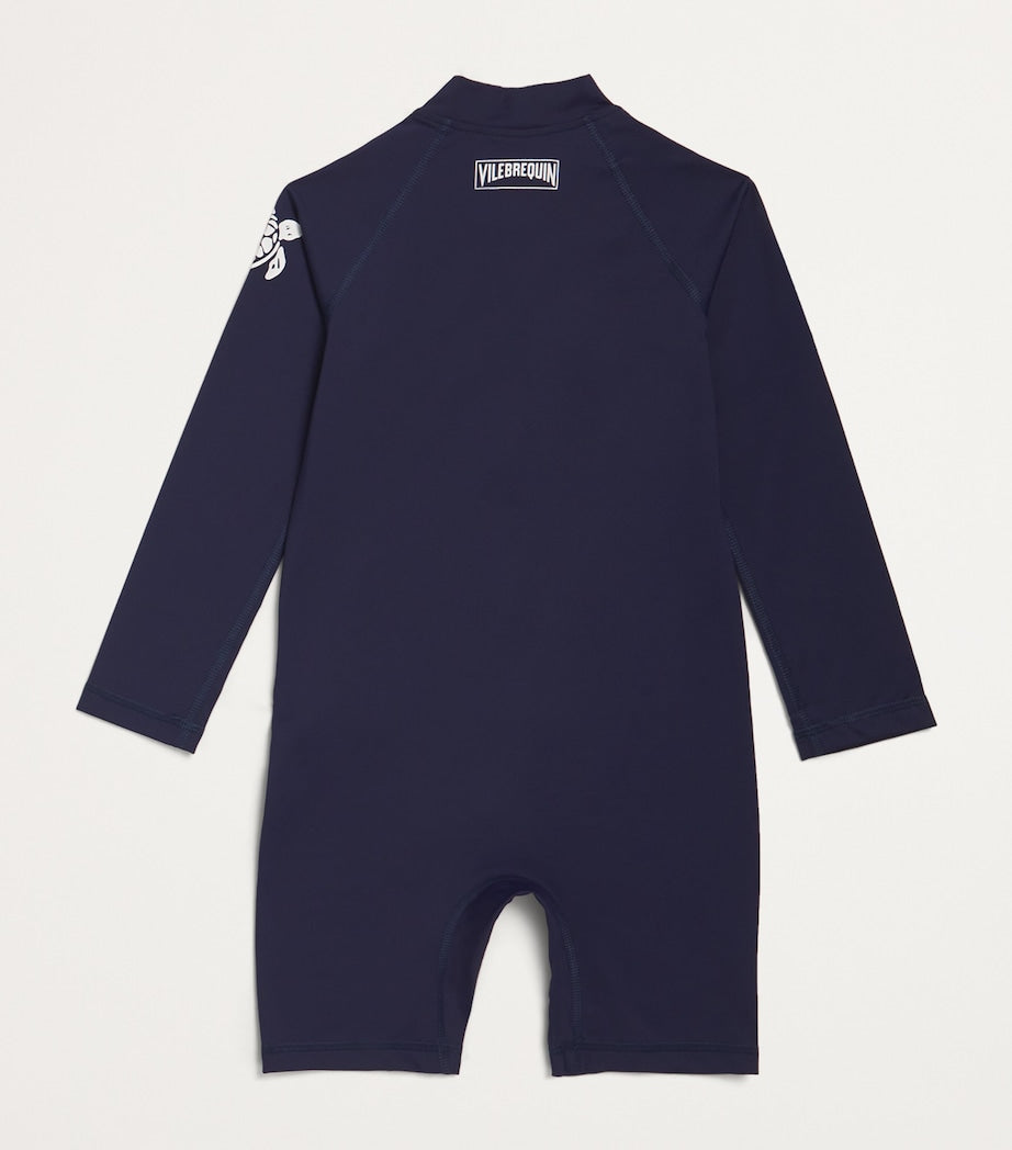Vilebrequin Kids Turtle Print Rash Guard Swimsuit (2-8 Years)