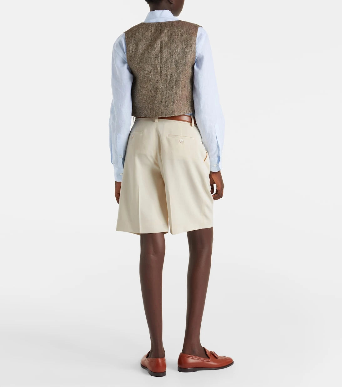 Ralph Lauren Collection - Minetta wool gabardine Bermuda shorts