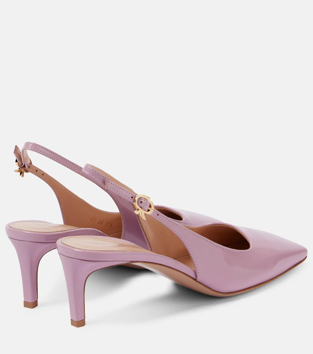 Gianvito Rossi - 55 leather slingback pumps