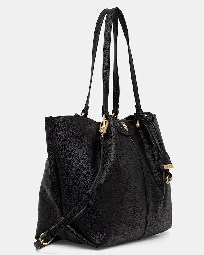 U.S. Polo Assn. шопинг чанта дамска от имитация на кожа ROYAL STEWART