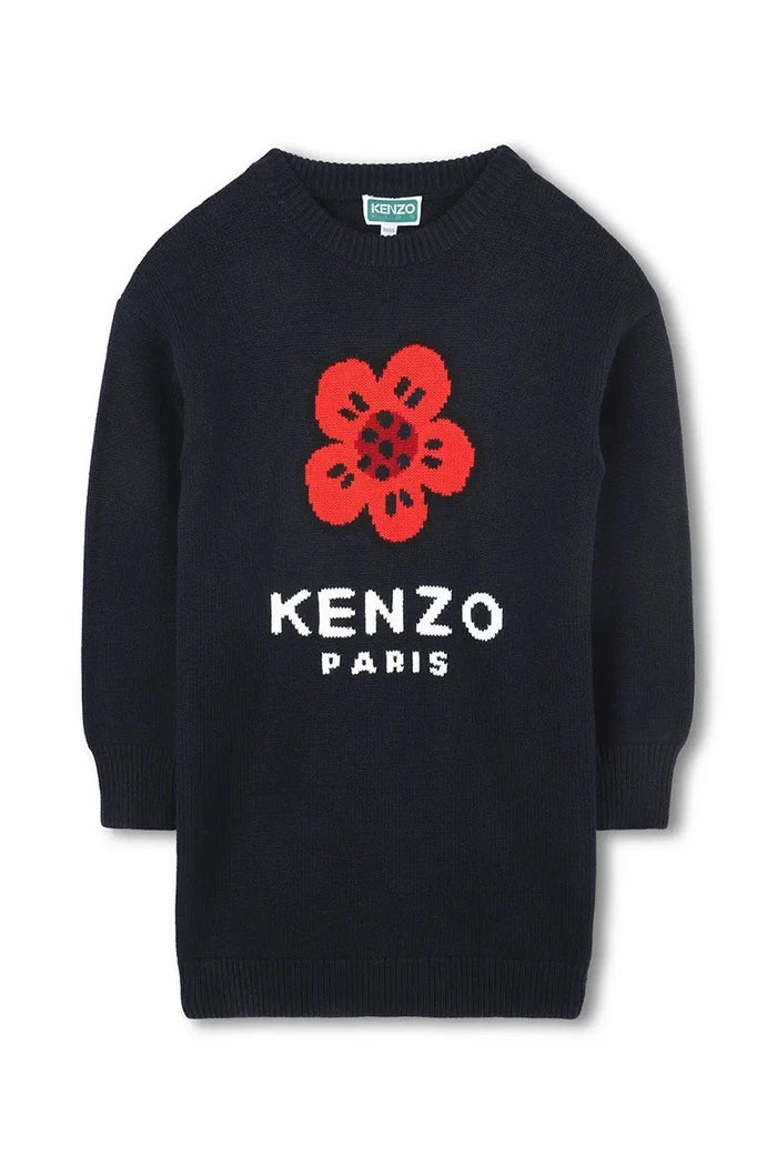 Kenzo Kids Yünlü Çocuk Elbisesi