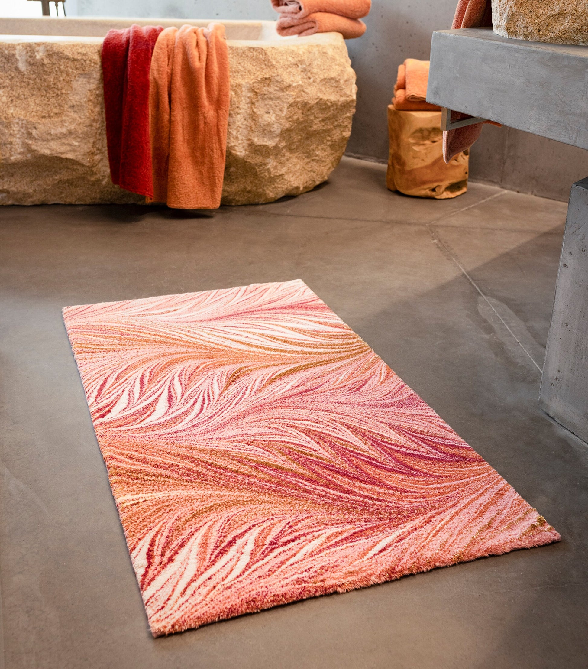 Abyss & Habidecor Egyptian Cotton-Blend Sissy Bath Mat (70cm x 120cm)