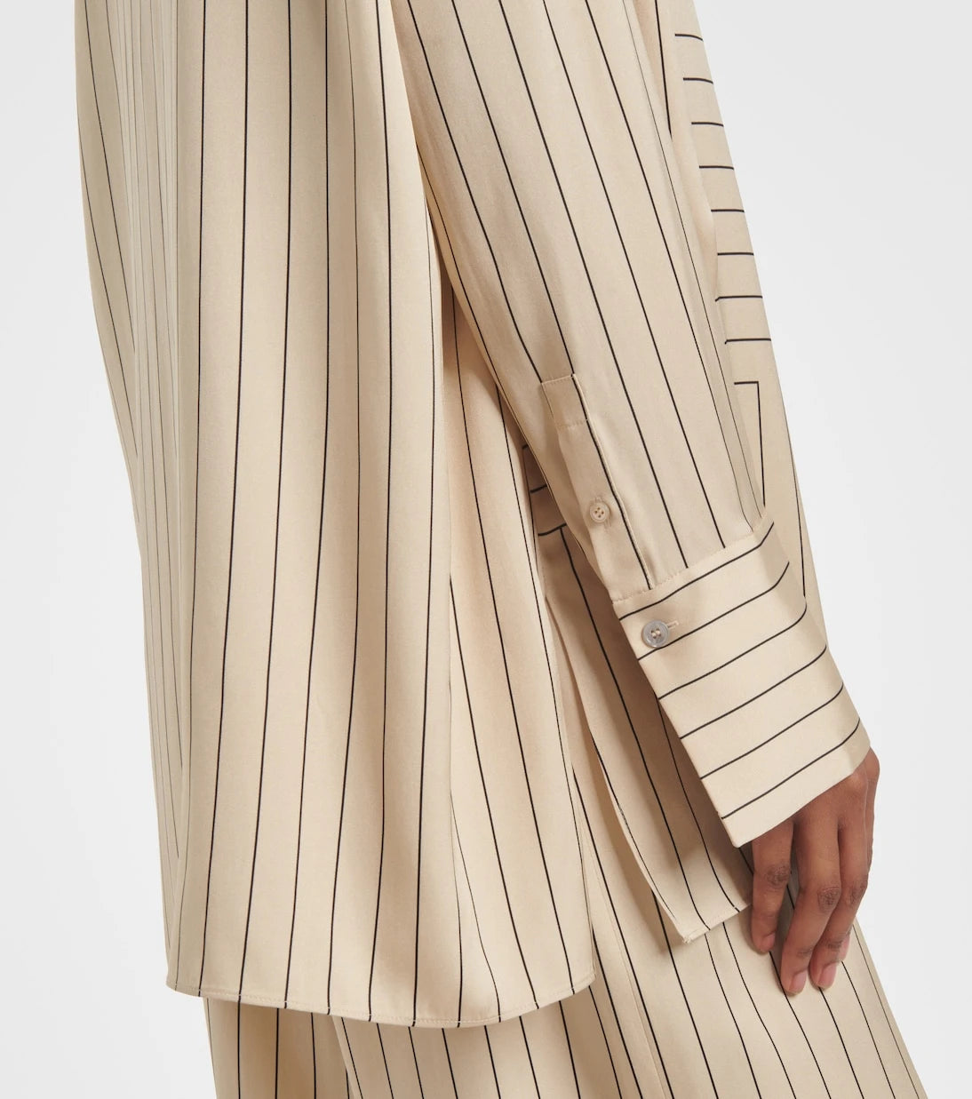 Joseph - Athena striped silk-blend shirt