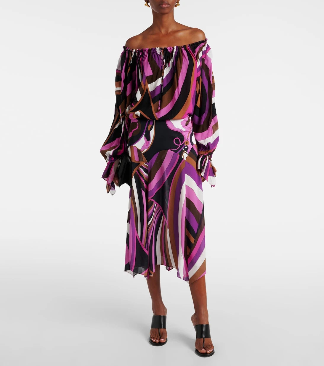 Pucci - Iride midi skirt