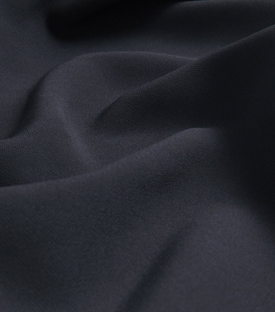 NOMADISSEM Navy Sleeveless Tailored Blouse