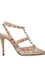 Lace Rockstud Pumps 100