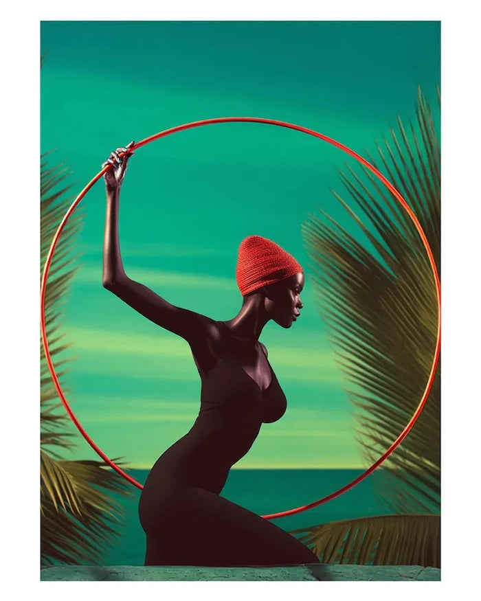 Графика върху акрилно стъкло a.i art HARTMAN Ebony Grace 07 28x36 cm