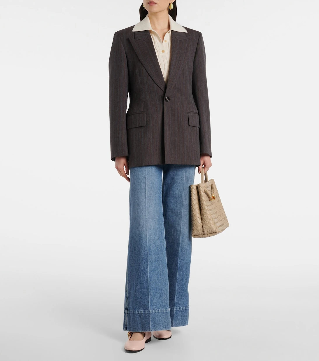 Bottega Veneta - Astaire leather Mary Jane flats