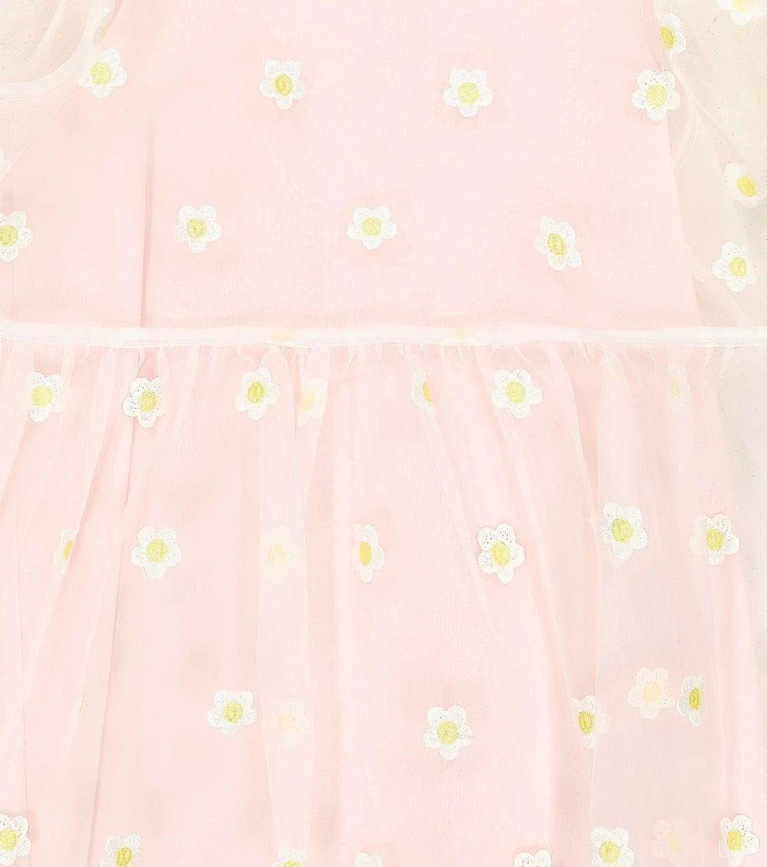 Stella McCartney Kids - Ruffle-trimmed embroidered dress