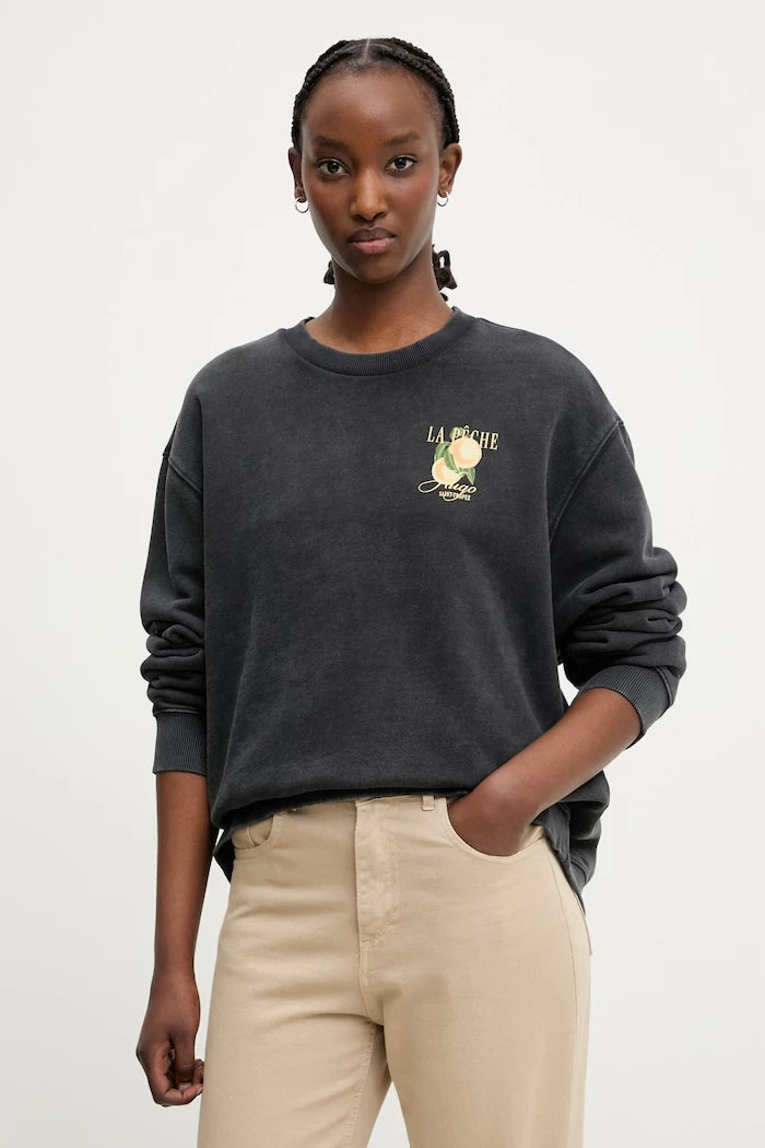 HUGO Kadın Pamuklu Sweatshirt Classic crew_8