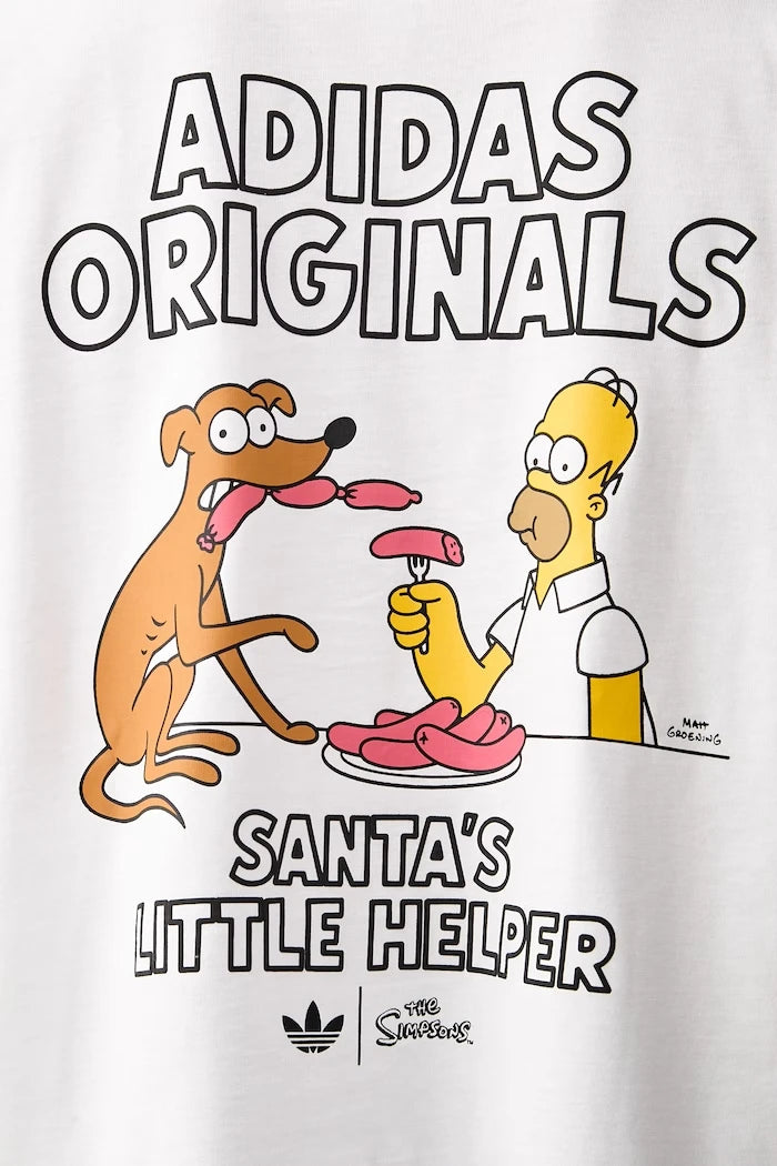 adidas Originals erkek pamuklu tişört Little Santas Helper