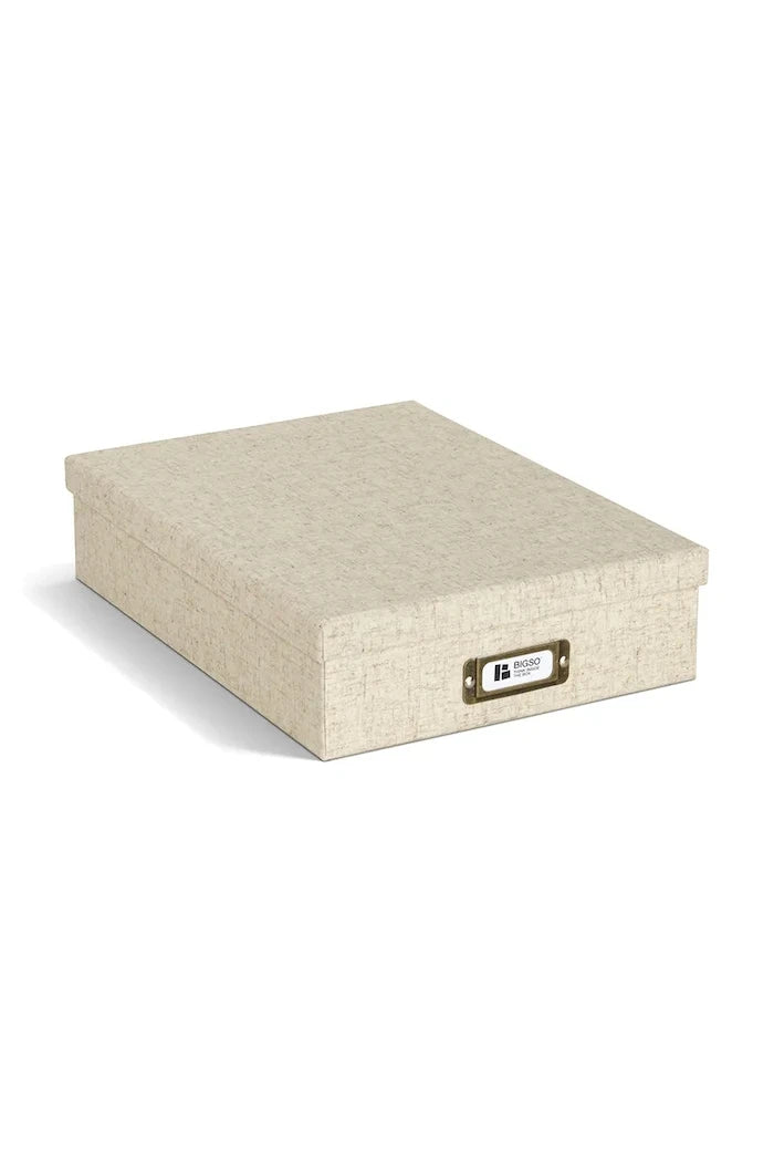 Bigso Box of Sweden Oskar A4 26 x 35 x 8,5 cm Saklama Kutusu